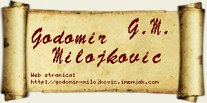 Godomir Milojković vizit kartica
